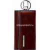 Ключница "Blue Square" 14х7,5х1см коричневая, натуральная кожа PC1397B2/MO