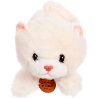 Котенок 25см пушистый, лежачий 2 цвета XM24724 от магазина "Карандаш"