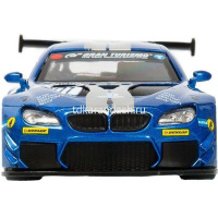 Машина "BMW M6" синий, инерционная, металл 17,5см (свет, звук, откр.двери) JB1251212 от магазина "Карандаш"