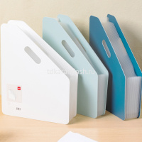 Лоток д/бумаг вертикальный 13 отделений 320х300х40мм "Linfini" складной, мятный, полипропилен EF605 от магазина "Карандаш"