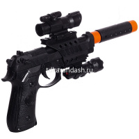 Автомат 25х16,5см пластик (свет, звук) Y7494-18 от магазина "Карандаш"