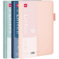 Ежедневник недатированный А5 "Linfini" 288стр. коралловый, искусственная кожа с поролоном EN157L от магазина "Карандаш"