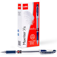 Ручка шариковая "Maxriter" 0,7мм синяя, резиновый грип XS 1398 от магазина "Карандаш"
