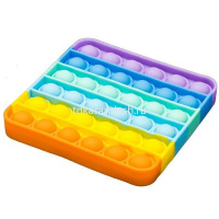 Игрушка-антистресс "Pop it" 12,7х12,5см квадрат, разноцветный M-9976 от магазина "Карандаш"
