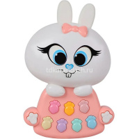 Музыкальная игрушка "Зайчик" 19,5х13х4,5 розовый, пластик (26 звуков, мелодии, потешки) JB0333453 от магазина "Карандаш"