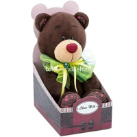 Медведь Choco: Зелёный бант 25см С016/25 от магазина "Карандаш"