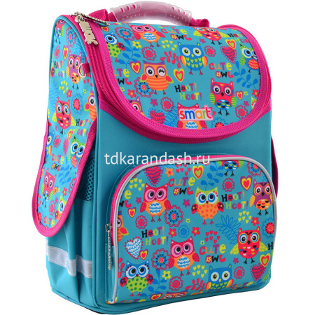 Ранец "Funny owls" 34х26х14см, 950гр, 1 отделение, 3 кармана PG-11/555930 от магазина "Карандаш"