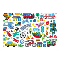 Альбом с наклейками "В мире мальчиков" 300 наклеек А5 4л на скобе 4Ан5_32262/088328 от магазина "Карандаш"