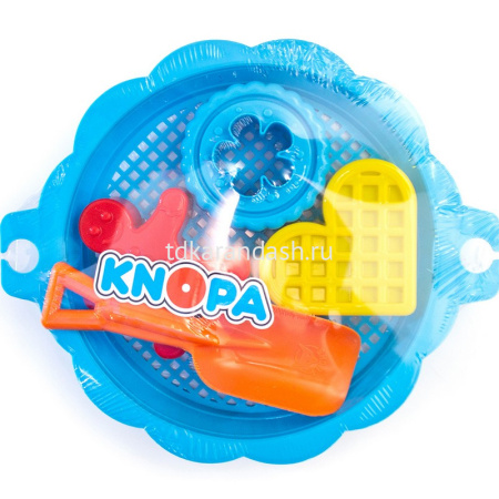 Набор д/песка "Сластена" (сито, 3 формочки, лопатка) 82038 от магазина "Карандаш"