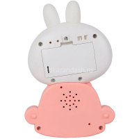 Музыкальная игрушка "Зайчик" 19,5х13х4,5 розовый, пластик (26 звуков, мелодии, потешки) JB0333453 от магазина "Карандаш"