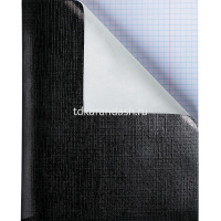 Тетрадь А5 96л клетка черный бумвинил металлик на скобе 96Т5бвВ1/059706 от магазина "Карандаш"