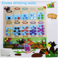 Картинка Игра логическая "Подбери цвета" 30х30см дерево (55 бусин, пицнет) XJ4110 от магазина "Карандаш" Игра логическая "Подбери цвета" 30х30см дерево (55 бусин, пицнет) XJ4110 от магазина "Карандаш"