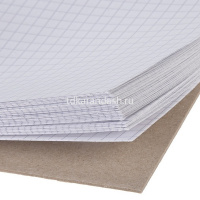 Блокнот А4 80л "Графика N" клетка, на спирали, жесткая подложка УФ-лак 092673 от магазина "Карандаш"