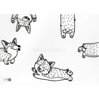 Пленка для труда "Корги" 42х30см, прозрачная ЭВА 650мкм 69119 от магазина "Карандаш"