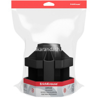 Подставка-органайзер "Office Classic" 15х15,5х15см 10 отделений, пластик, вращающийся, чёрная 19793 от магазина "Карандаш"