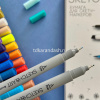 Набор капиллярных ручек 48цв 0,4мм "Sketch&Art" двусторонние трехгранные, линер/кисть 22-0101 от магазина "Карандаш"
