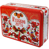 Русское лото "Узоры" 23x17х6,5см металл (90 бочонков, 24 карточки, 150 фишек, 1 мешочек) 01917