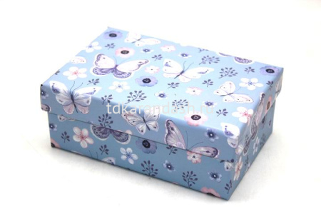 Коробка подарочная "Бабочки" 36*25*15см картон Y5642-17