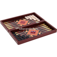 Набор настольных игр (шахматы, шашки, нарды) 39х19,5х5,2см 231296 от магазина "Карандаш"