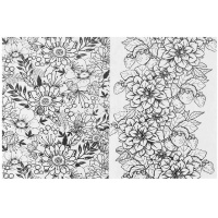 Арт-раскраска "Цветы" А5 (148х210мм) 32л склейка, лак Р-9462 от магазина "Карандаш"