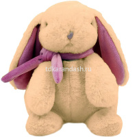 Кролик 21см персик/фиолетовый AT365316 от магазина "Карандаш"