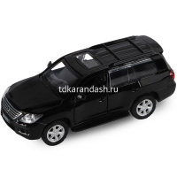 Машина "Lexus LX570" черная, инерционная, металл 17,5см (свет, звук, откр.двери) JB1200169 от магазина "Карандаш"