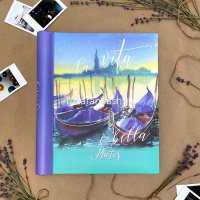 Фотоальбом магнитный 20 листов 23х28см "Watercolor travel. Венеция" 29х25х3см FA 20М.006-3 от магазина "Карандаш"