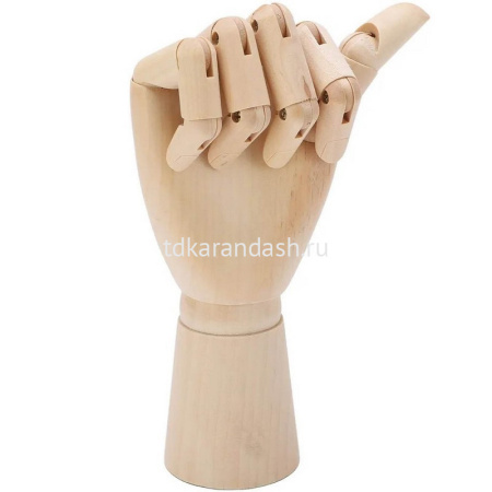 Рука высота 30см, правая, дерево Y10723-24 от магазина "Карандаш"