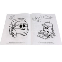 Раскраска "Веселые друзья. Грузовичок Лева" 16 стр. 9785506022459 от магазина "Карандаш"