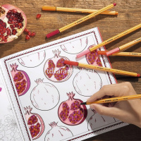 Набор капиллярных ручек 6цв 0,4мм "Stabilo point" , пластиковый блистер с европодвесом 88/6 от магазина "Карандаш"