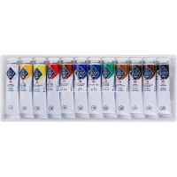 Краски масляные 12 цветов 18мл туба Мастер Класс 1141001 от магазина "Карандаш"