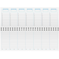 Планинг недатированный 298х140мм "Velvet" 128стр. коричневый, искусственная кожа XX21172070-121 от магазина "Карандаш"