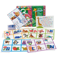 Лото для малышей "English. Азбука" пластик, Куликова Е.Н. 978-5-8112-7051-4 от магазина "Карандаш"