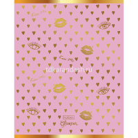 Тетрадь А5 48л клетка "Золотой сон" на скобе 3D фольга матовая ламинация 5 дизайнов 061459 от магазина "Карандаш"