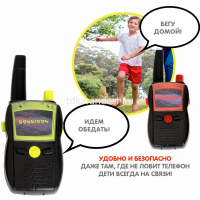 Набор раций 2шт. 26х19х4см пластик,  радиус действия 400-500м, 1 канал ВВ5462 от магазина "Карандаш"