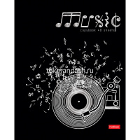 Тетрадь А5 48л клетка "Ассорти. Выпуск №6" на скобе 3D фольга матовая ламинация 5 дизайнов 061604 от магазина "Карандаш"