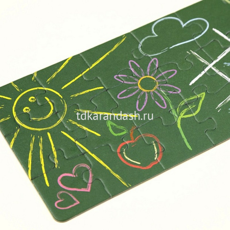 Пазлы 38 эл. "2 В 1. Изучаем цифры" 20х30см в рамке ИнПР_33014/089559 от магазина "Карандаш"