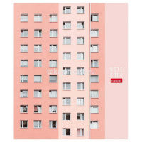 Тетрадь А5 96л клетка "Окна" на скобе, матовая ламинация 5 дизайнов 090341 от магазина "Карандаш"