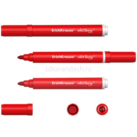 Фломастеры 10 цветов для ткани, 3 трафарета, картон 34937 от магазина "Карандаш"