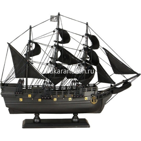 Корабль "Черная Жемчужина" 50х9х33см дерево, ткань, металл HQ-8522-50-F от магазина "Карандаш"