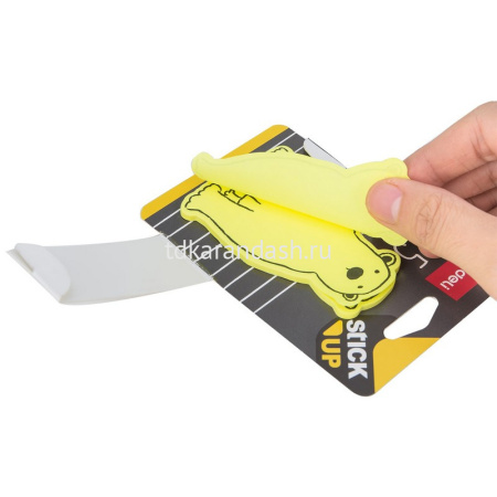 Клейкая бумага 76х76мм "Животные" 25л ассорти EA55102 от магазина "Карандаш"