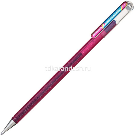 Ручка гелевая "Hybrid Dual Metallic" 1,0мм розовый+синий металлик, чернила "хамелеон" K110-DCPX