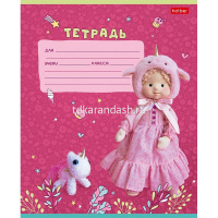 Тетрадь А5 12л клетка "Минималини" на скобе 5 дизайнов 080063 от магазина "Карандаш"