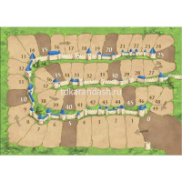 Игра настольная "Каркассон 2019" 28х20см (72 квадрата местности, 40 фишек, 1 дорожка) 915138 от магазина "Карандаш"