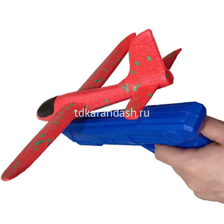 Самолет-планер 36см с запускным устройством, пенопласт/пластик XJ2390 от магазина "Карандаш"