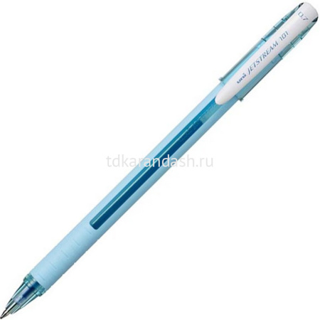 Ручка шариковая "Jetstream" 0,7мм синяя, корпус бирюзовый SX-101-07FL
