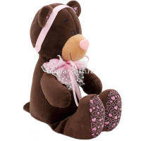 Медведь Milk "Розовый бант" 25см М016/25 от магазина "Карандаш"