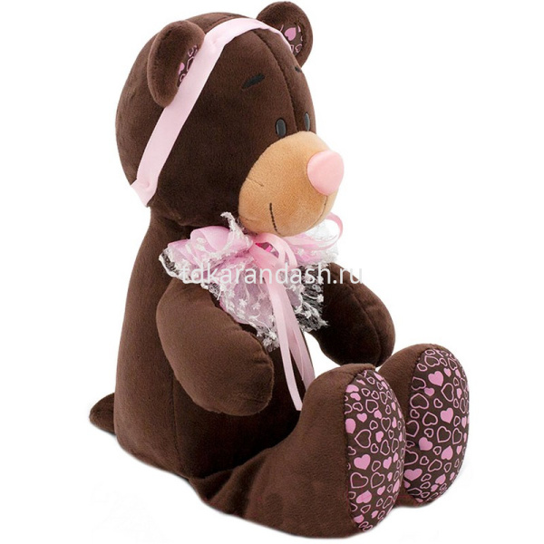 Медведь Milk "Розовый бант" 25см М016/25 от магазина "Карандаш"