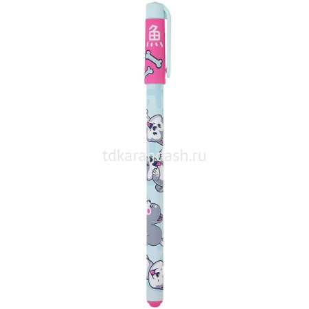 Ручка шариковая "HappyWrite. Kawaii animals. Щеночек" 0,5мм синяя 20-0215/57 от магазина "Карандаш"