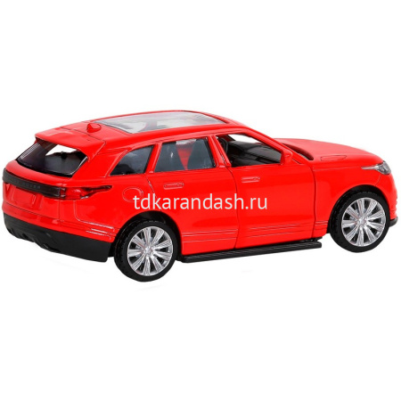 Машина "Range Rover Velar" красная, инерционная, металл 17,5см (свет, звук, откр.двери) JB1200176 от магазина "Карандаш"